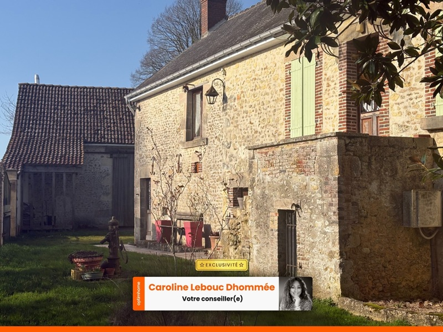 Logis du XVIe siècle dans le Perche  charme rare, dépendances 200 m² et jardin de 4000 m²