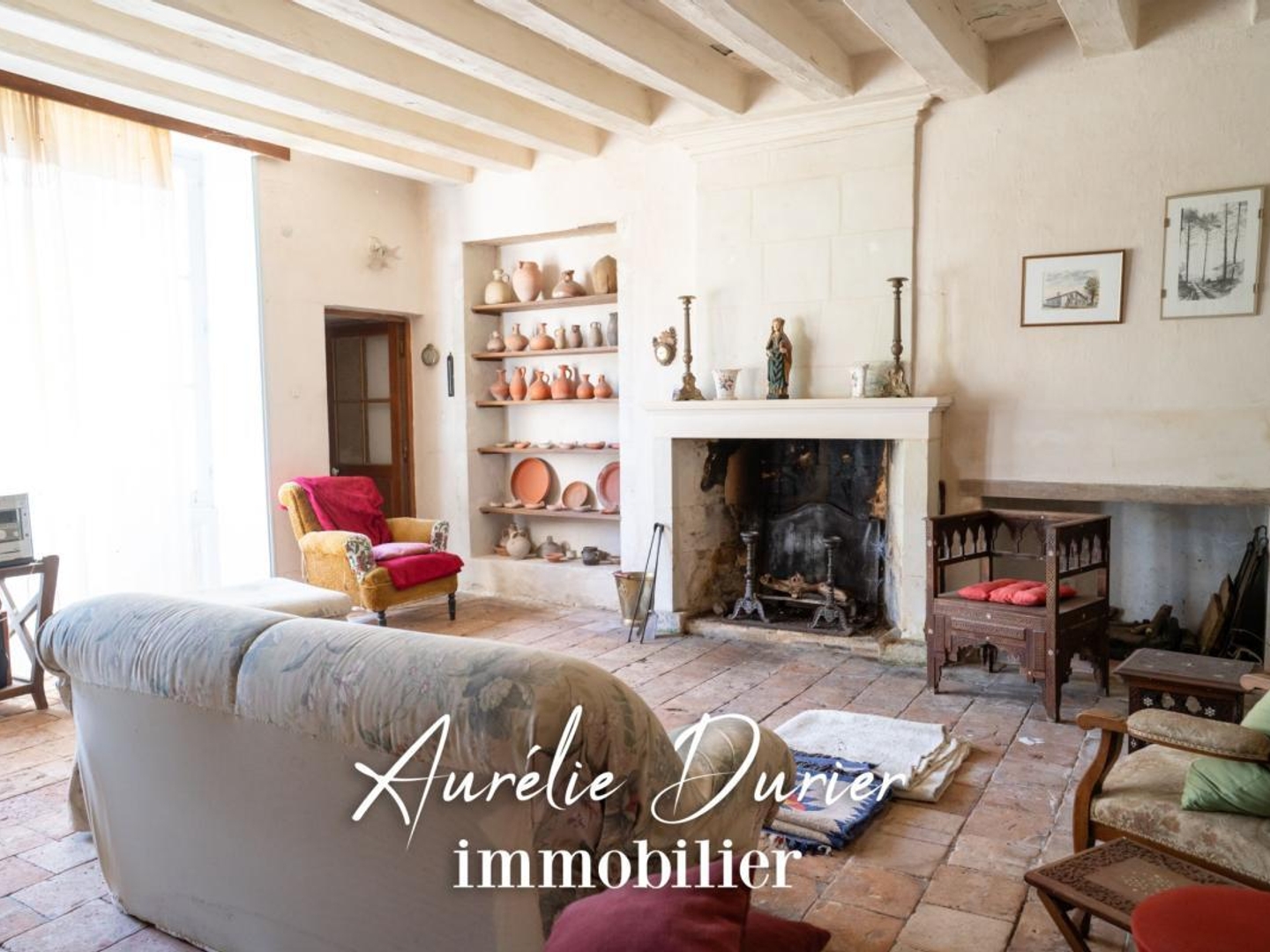 Maison à vendre - 13 pièces - 200m2 - Bossay-Sur-Claise (37290)