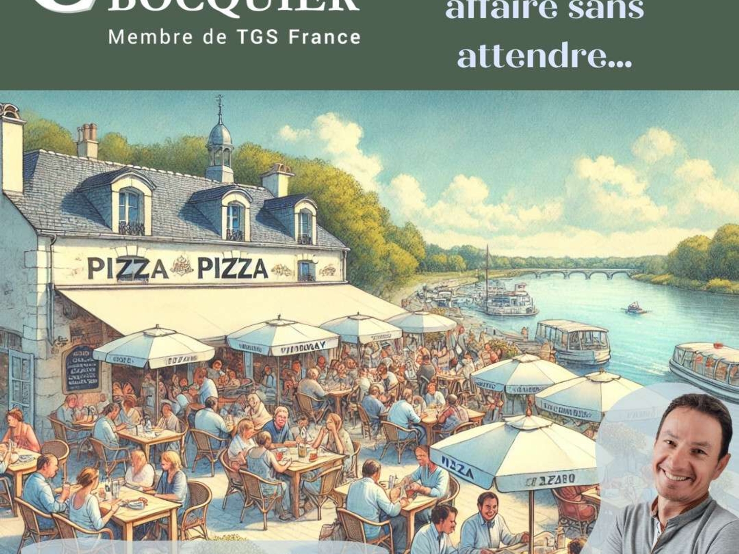 A vendre restaurant + pizza à emporter dept 49