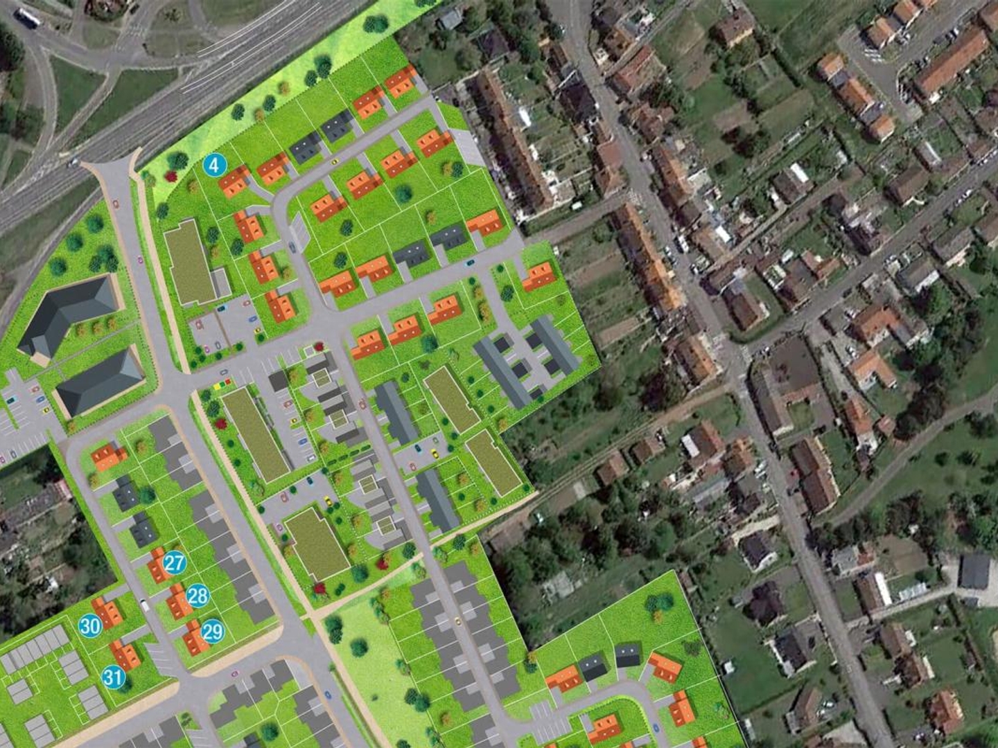 Terrain en individuel