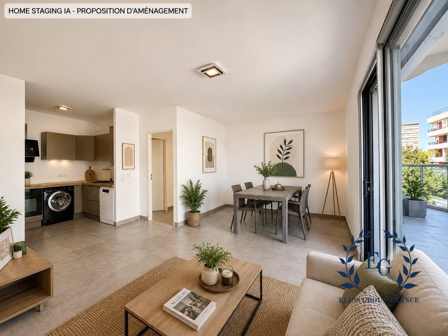 PORT MARIANNE - T3 LUMINEUX AVEC TERRASSE EXCEPTIONNELLE DE 33