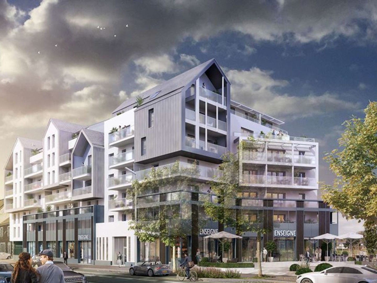 Saint-Malo - quartier Gare - T3 de 59 m2 avec balcon et parking