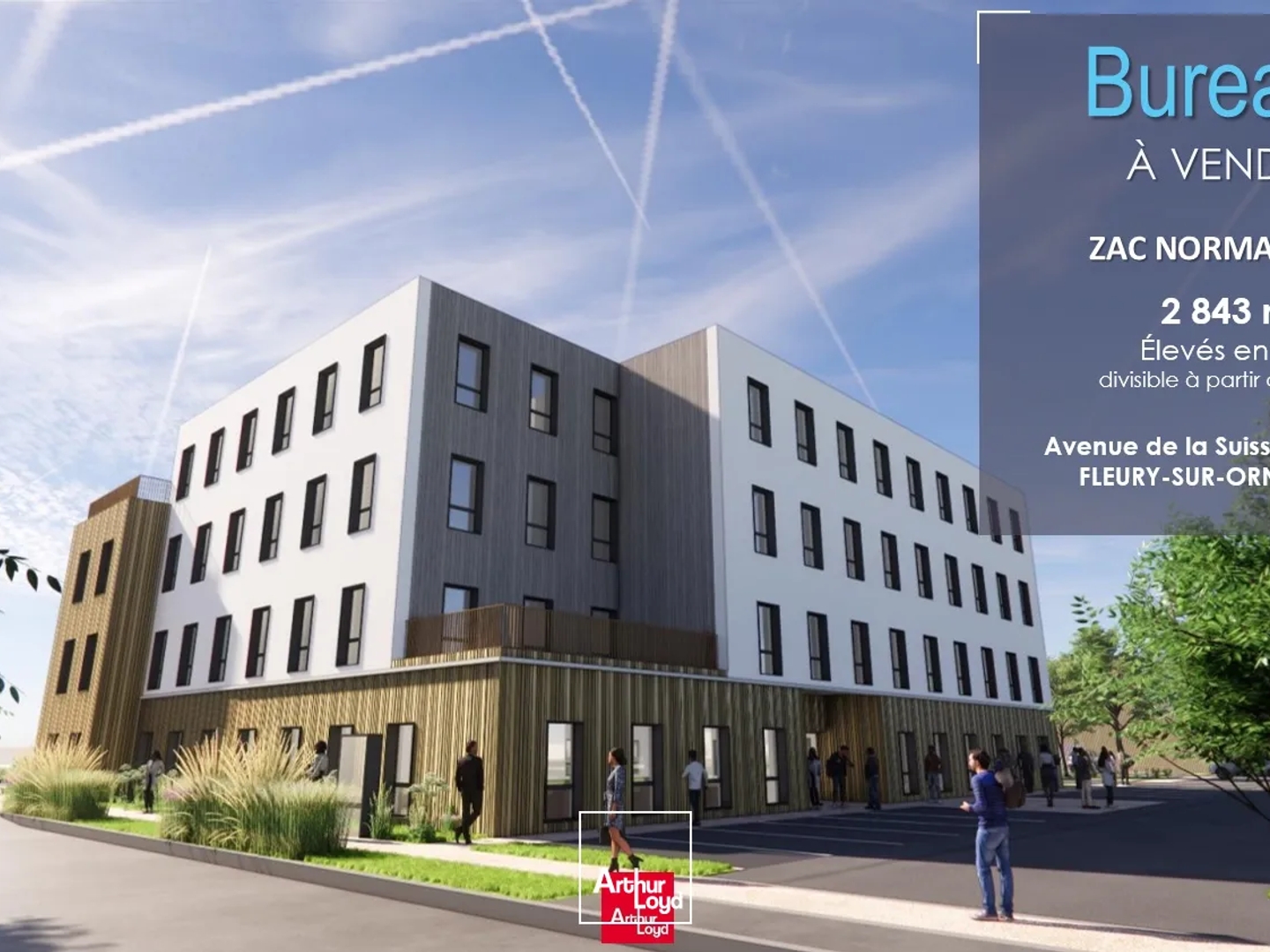 PARC NORMANDIKA - Plateau de bureaux à vendre - FLEURY SUR ORNE