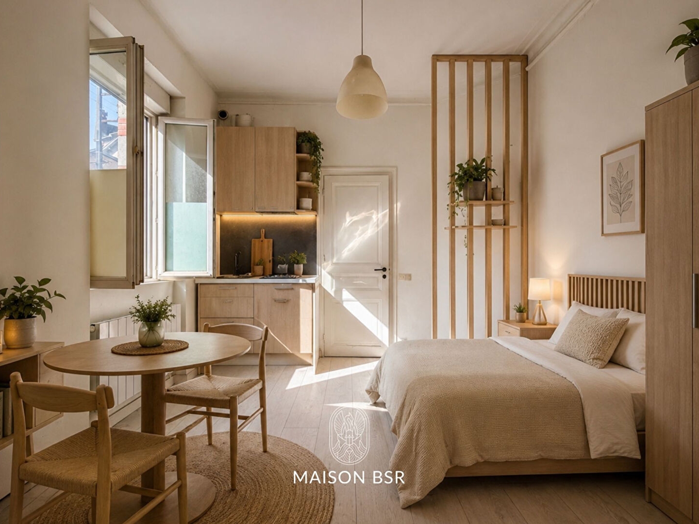 Grand studio lumineux de 21,70 m2 - Quartier Toutes Aides