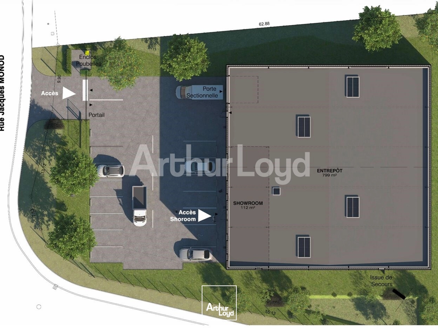 Locaux à vendre - 1024m2 - Carvin (62220)
