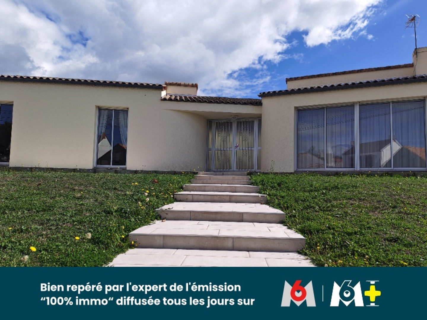 Maison plain pied 157 m2 beaux volumes