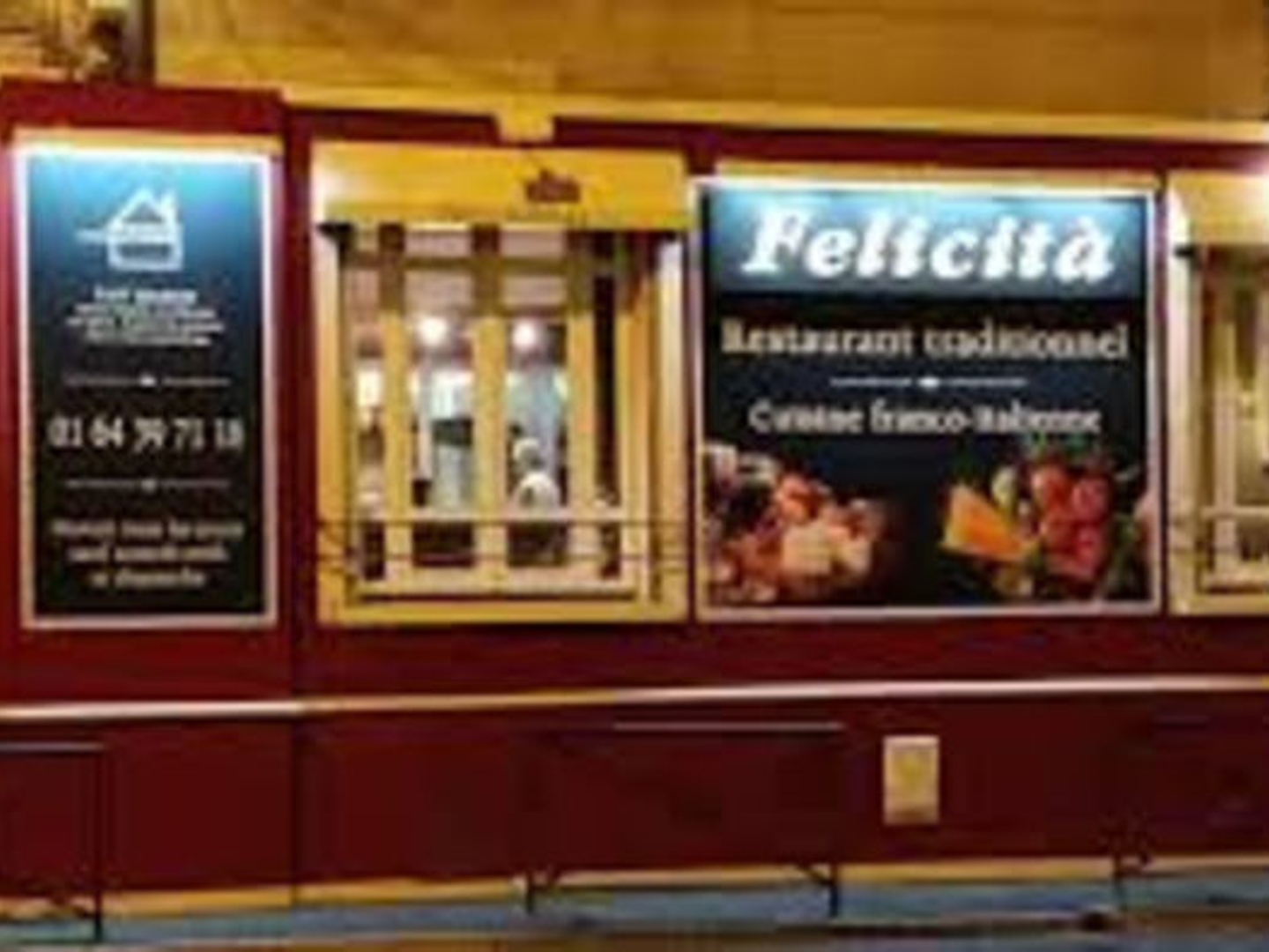 Local commercial du Restaurant traditionnel Franco-Italien 100m2 (baisse de prix)