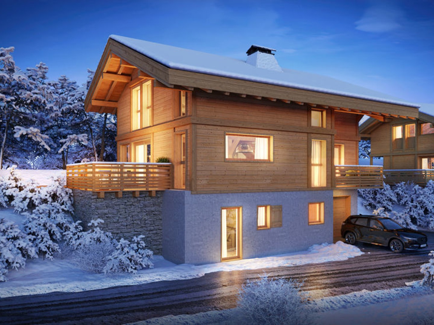 74920 COMBLOUX Chalet Alpin a vendre. SH 176m². 4 ch