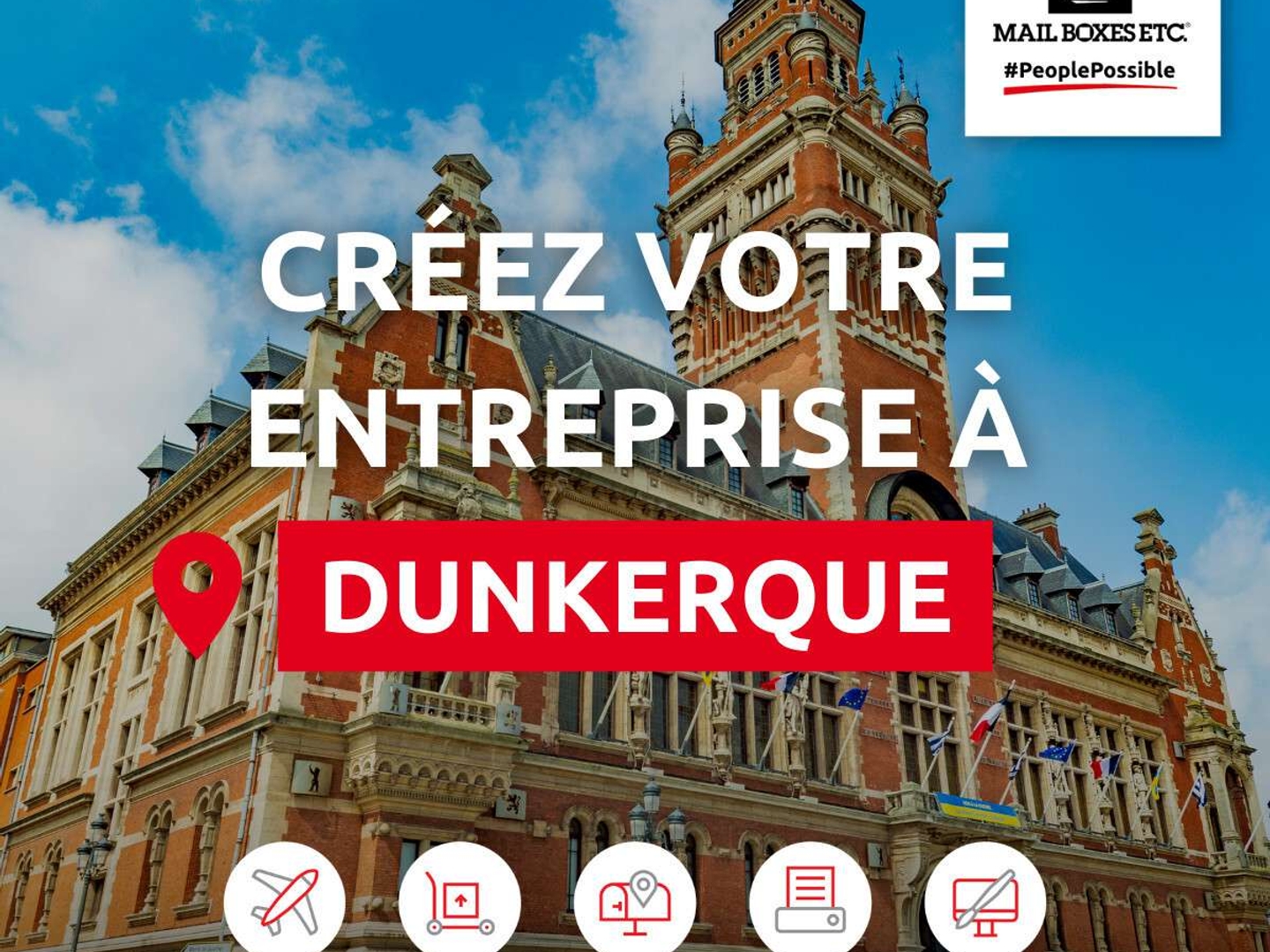 Ouvrez votre Centre Mail Boxes Etc. à Dunkerque