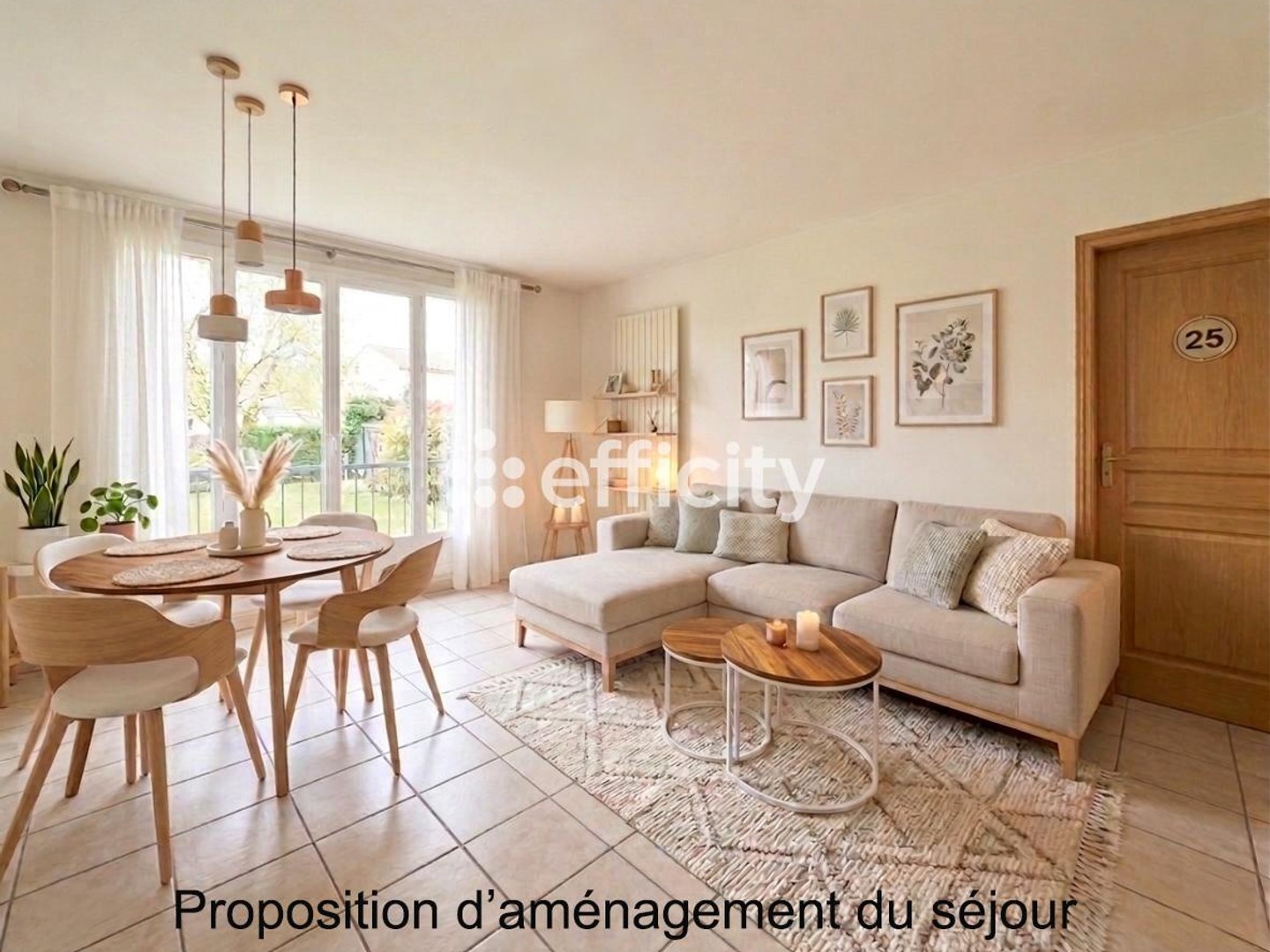 Appartement 3 pièces 54 m²
