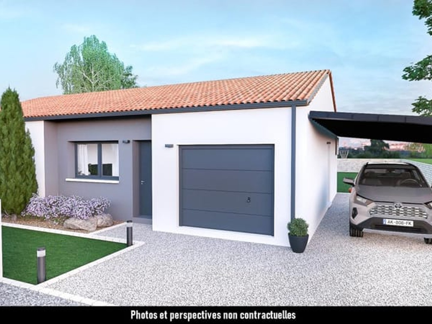 Maison plain-pied 3 chambres