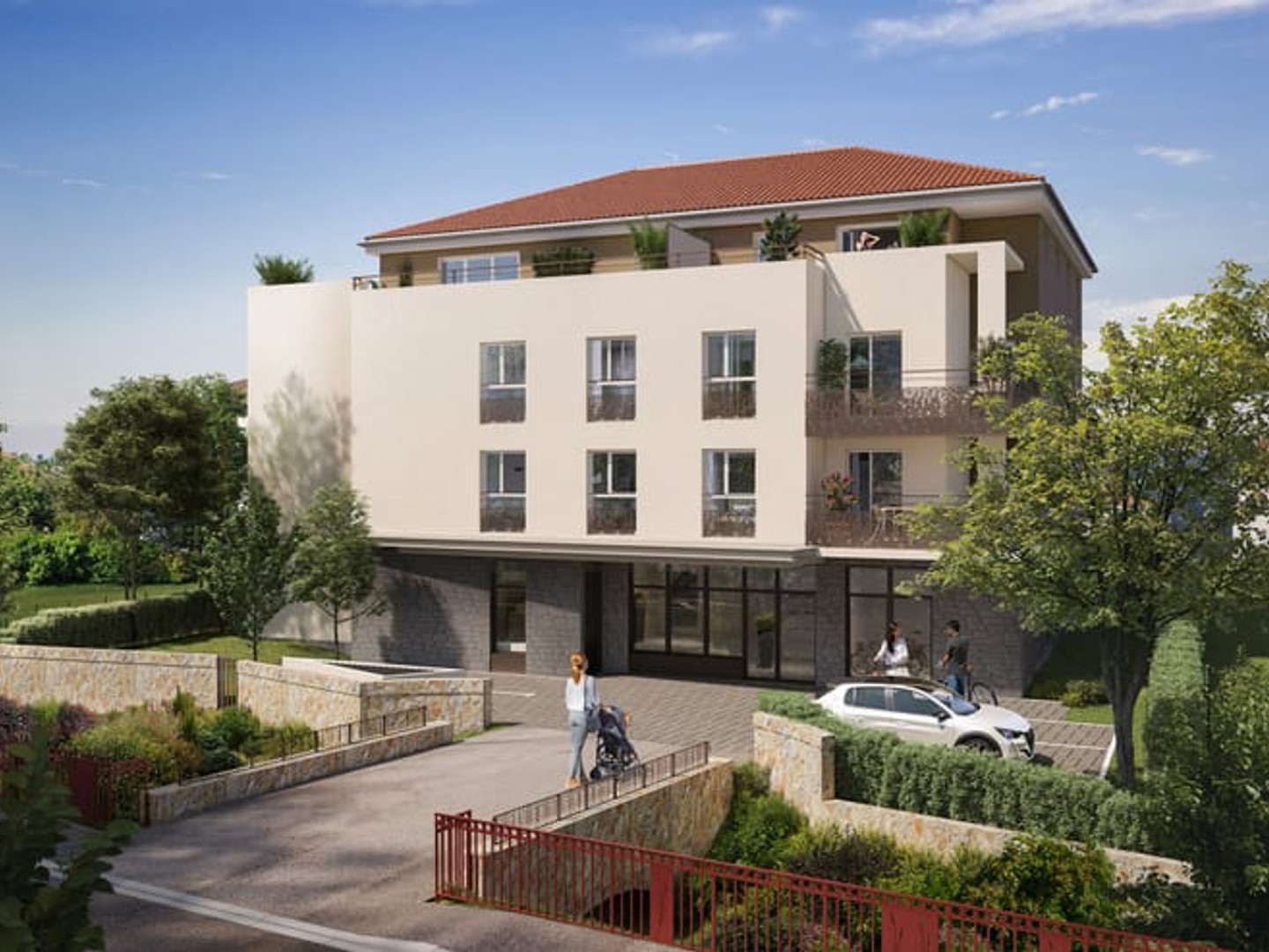 Appartement à vendre - 2 pièces - 48m2 - Jassans-Riottier (01480)