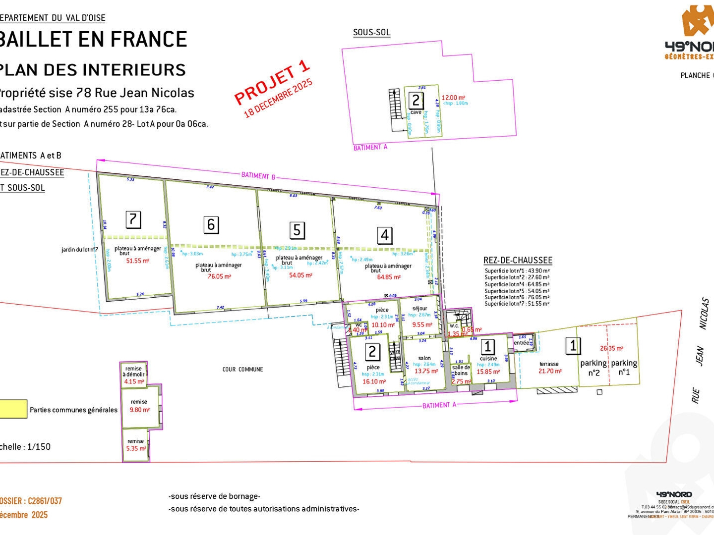 Appartement à vendre - 2 pièces - 52m2 - Baillet-En-France (95560)