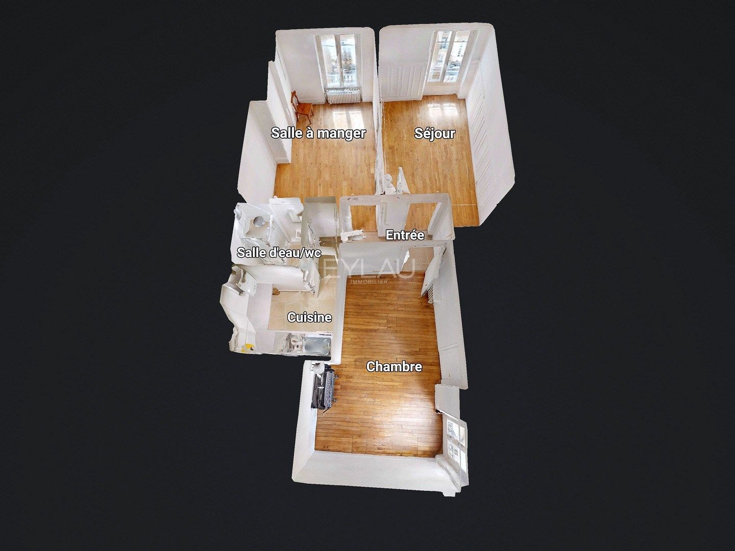 Appartement à vendre - 3 pièces - 51m2 - Paris 13e (75013)