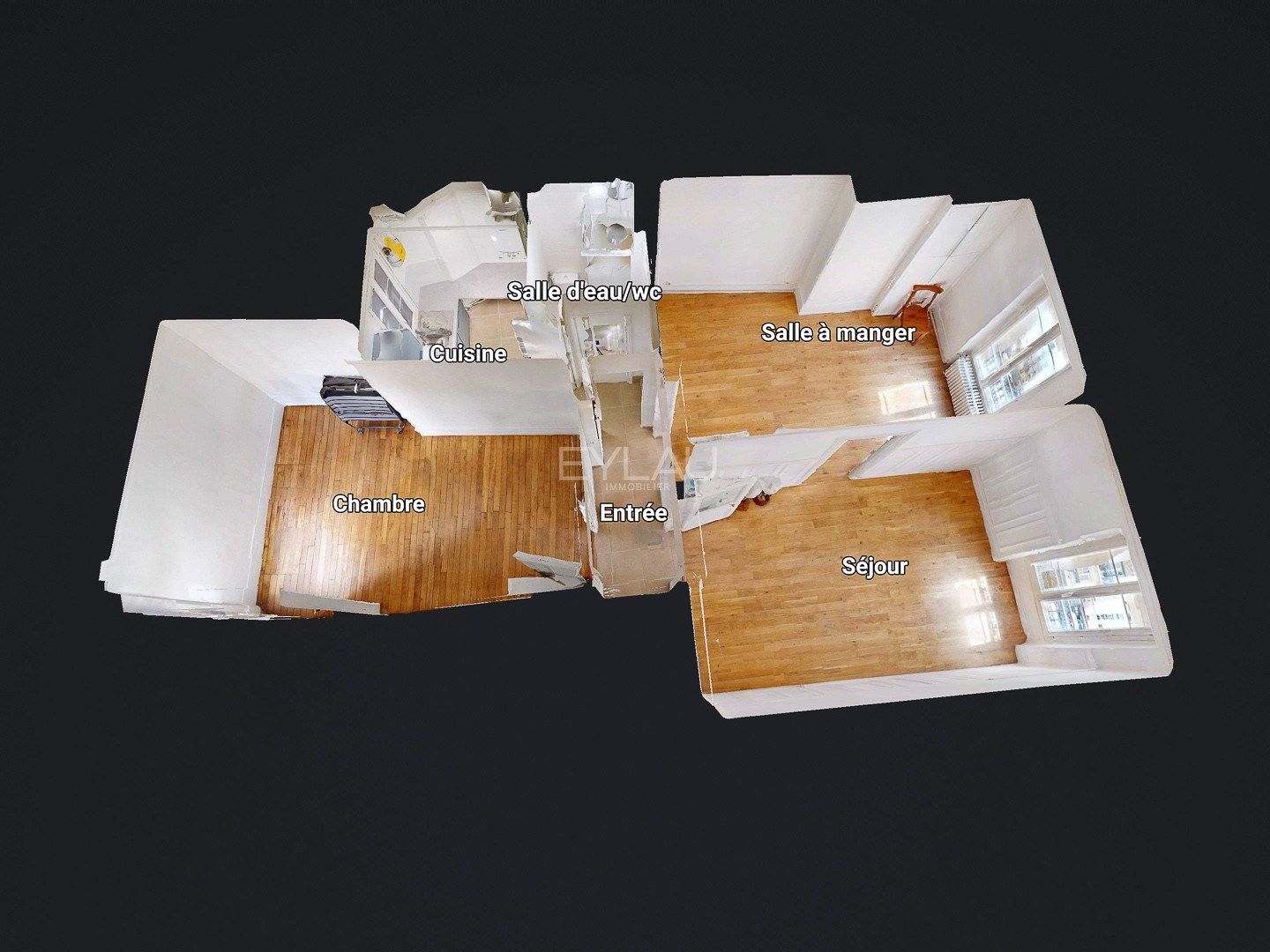 Appartement à vendre - 3 pièces - 51m2 - Paris 13e (75013)