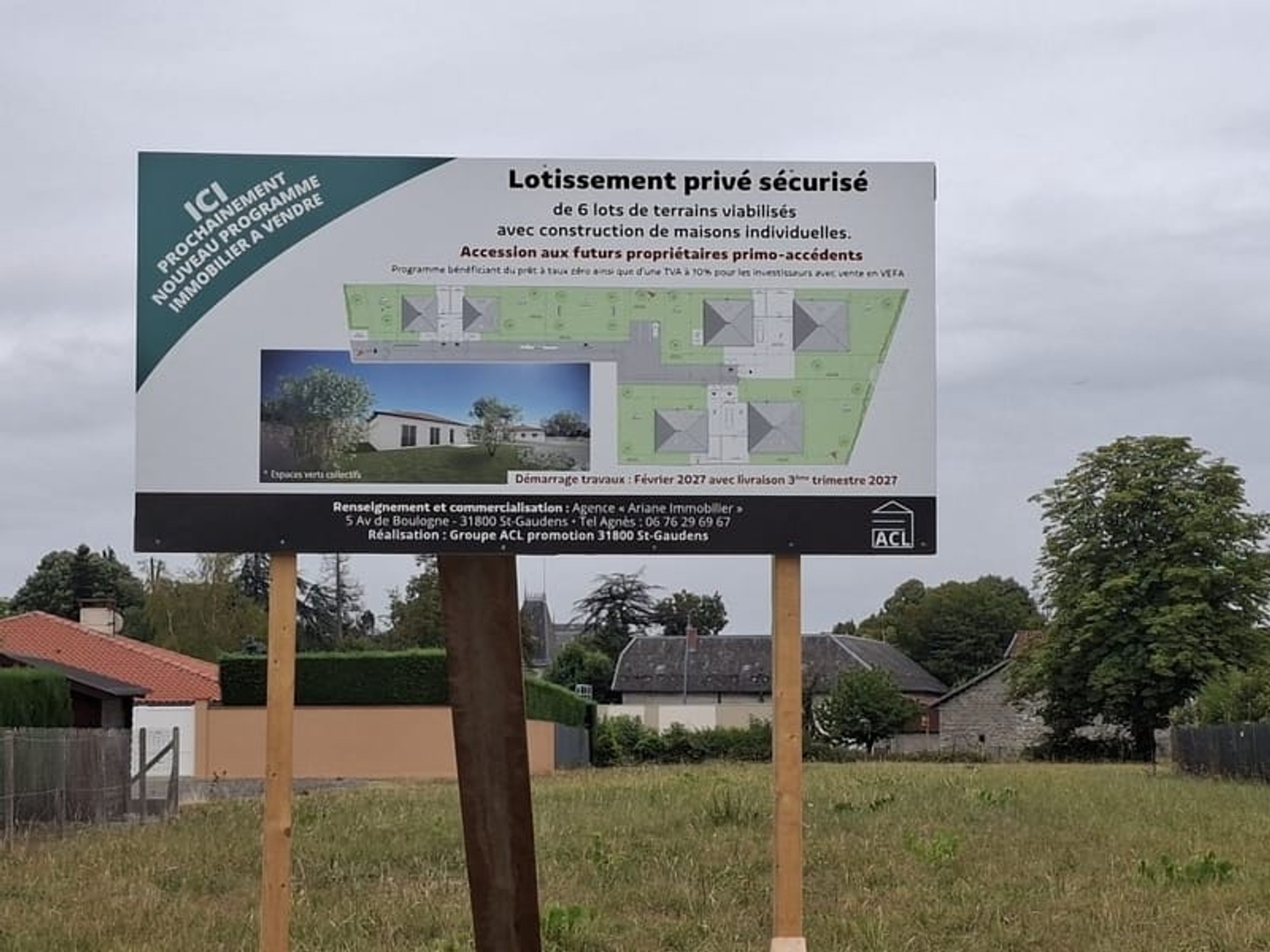 Maison Individuelle T4 De Plain Pied Sur Terrain Privatif Amenag