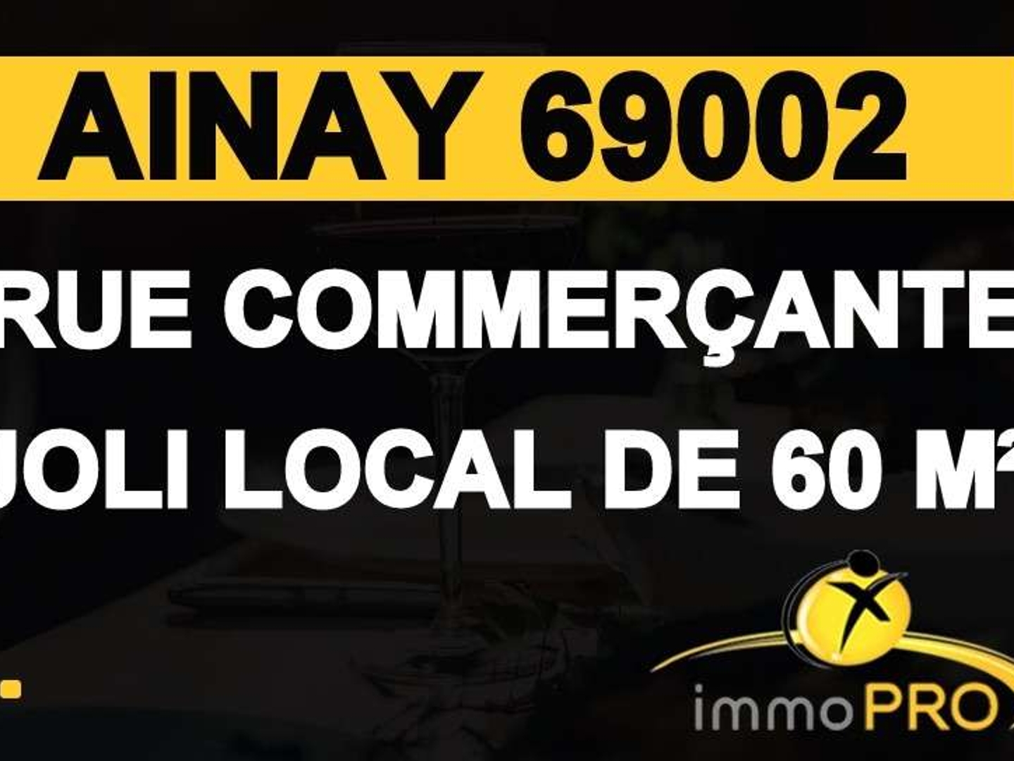 Vente local 60m² rue très commerçante Lyon Ainay