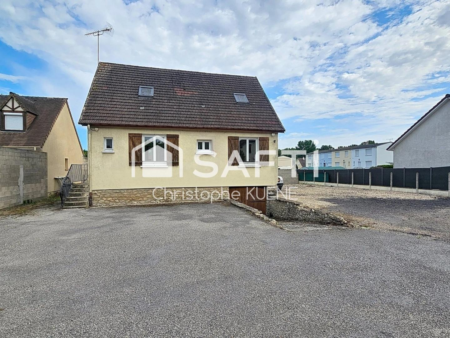 maison de 63m2 lumineuse-3 chambres-sous sol total