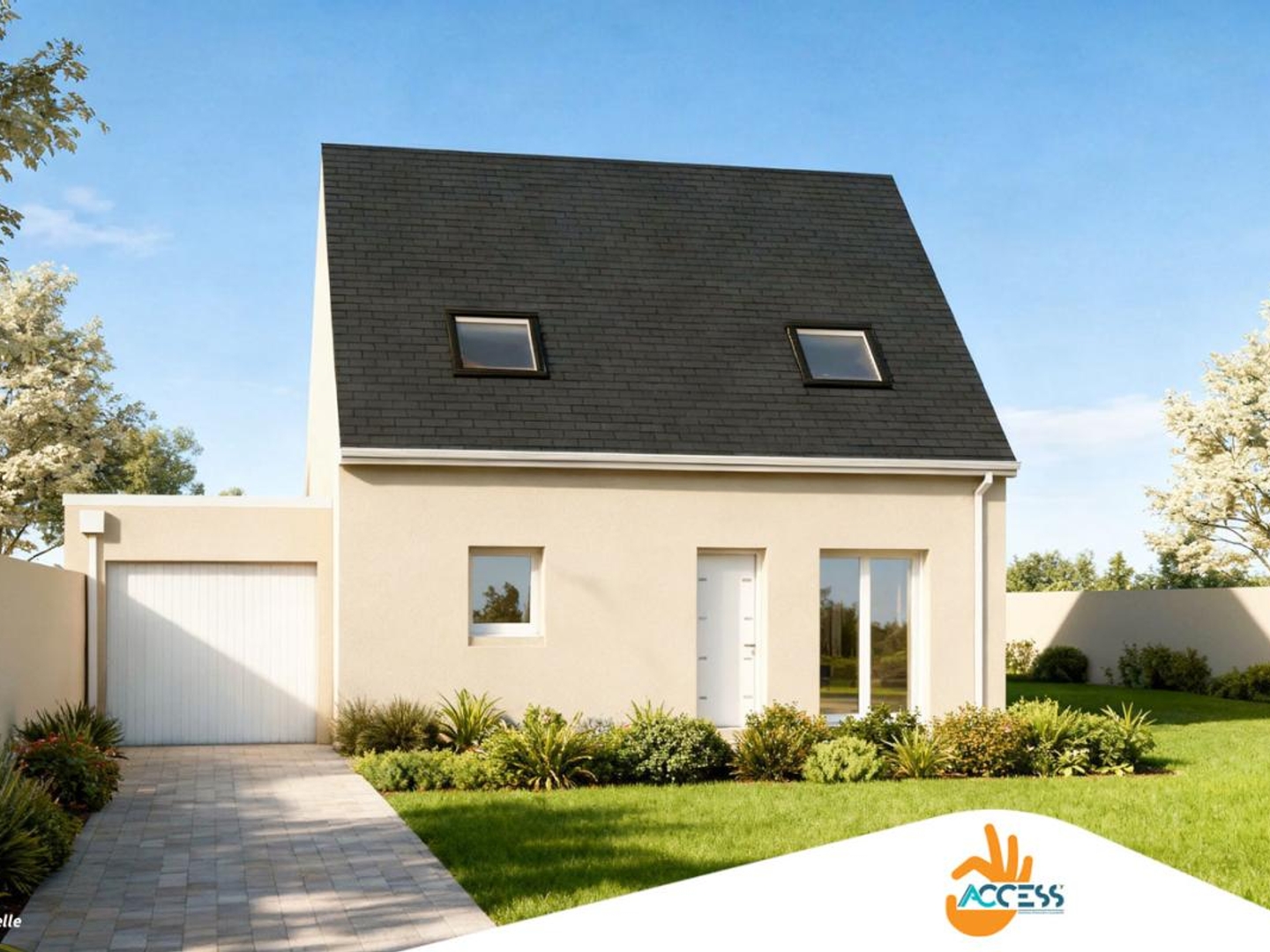 Terrain + maison 86 m²