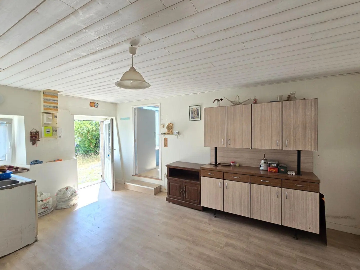Maison à vendre - 2 pièces - 38m2 - Saint-Jean-La-Pot... (56350)