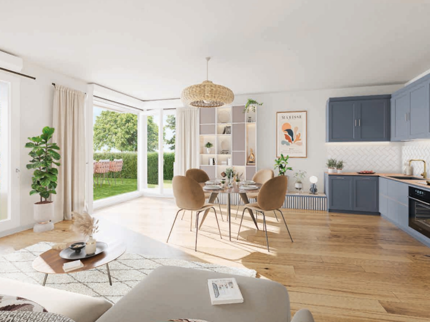 Appartement 2 pièces 66 m²