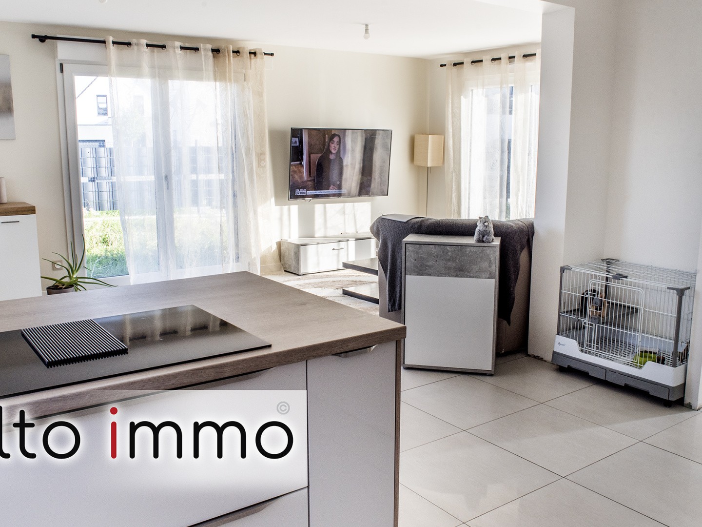 Maison lumineuse 94 m2 avec jardin, garage et prestations haut de gamme