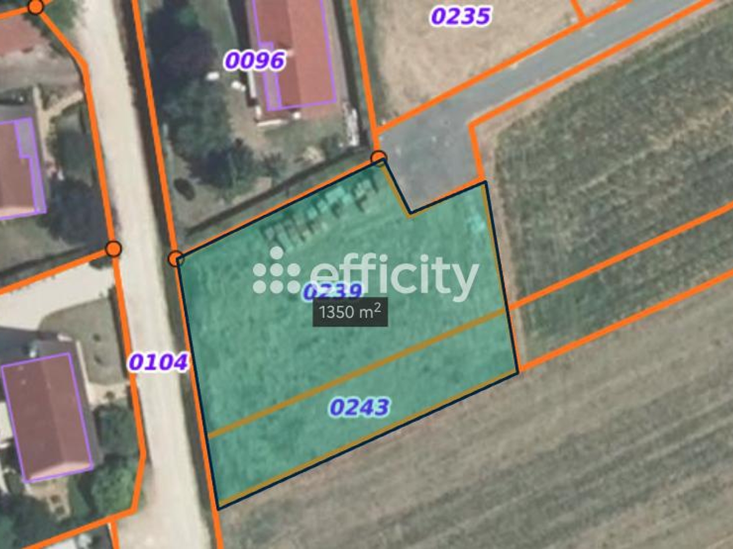 Terrain à vendre - 1338m2 - Allériot (71380)