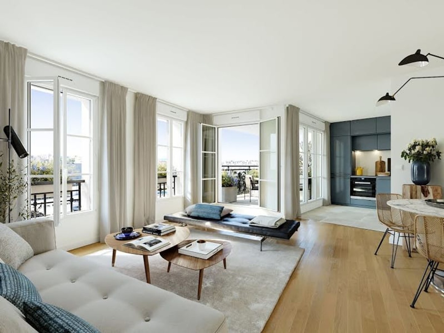 Appartement 2 pièces 43 m²