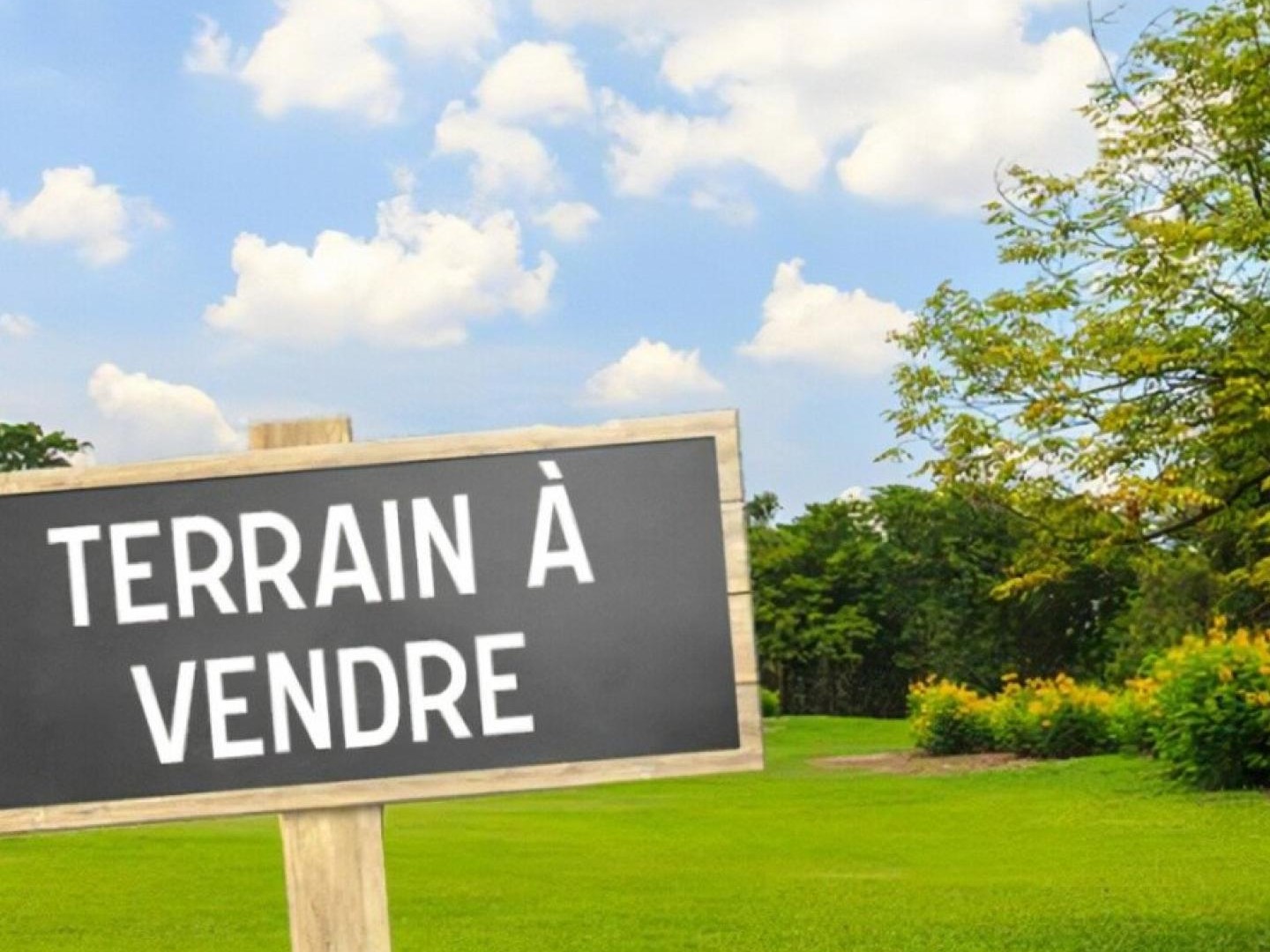 magnifique terrain constructible