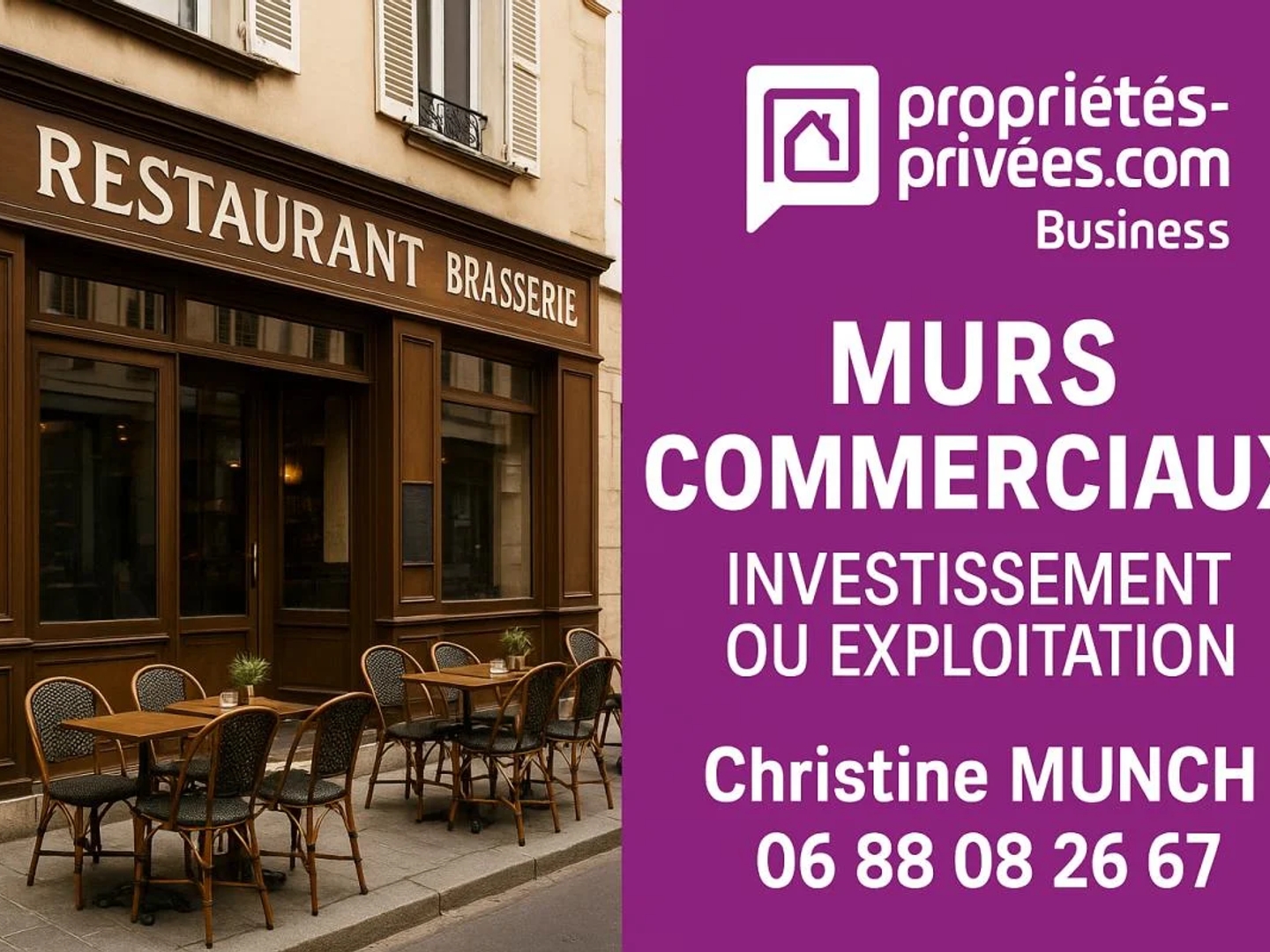 Commerce 1 pièce 250 m²