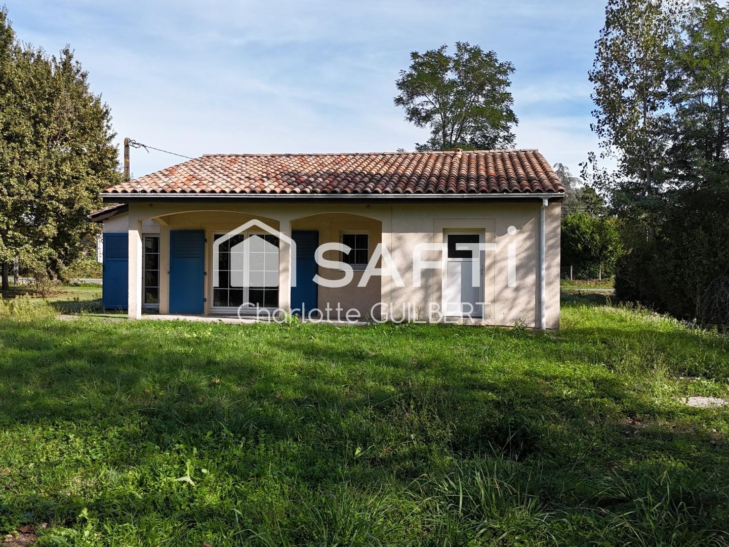 Maison plain-pied 2 chambres et jardin