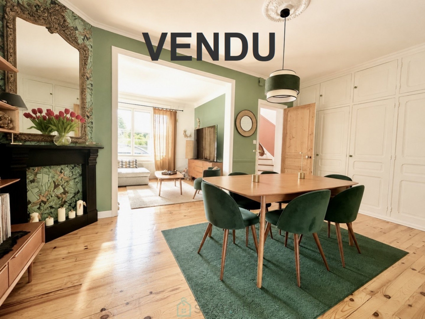MAGNIFIQUE MAISON AVEC GARAGE DE 55 M2 A 5 MNS DE LA GARE.