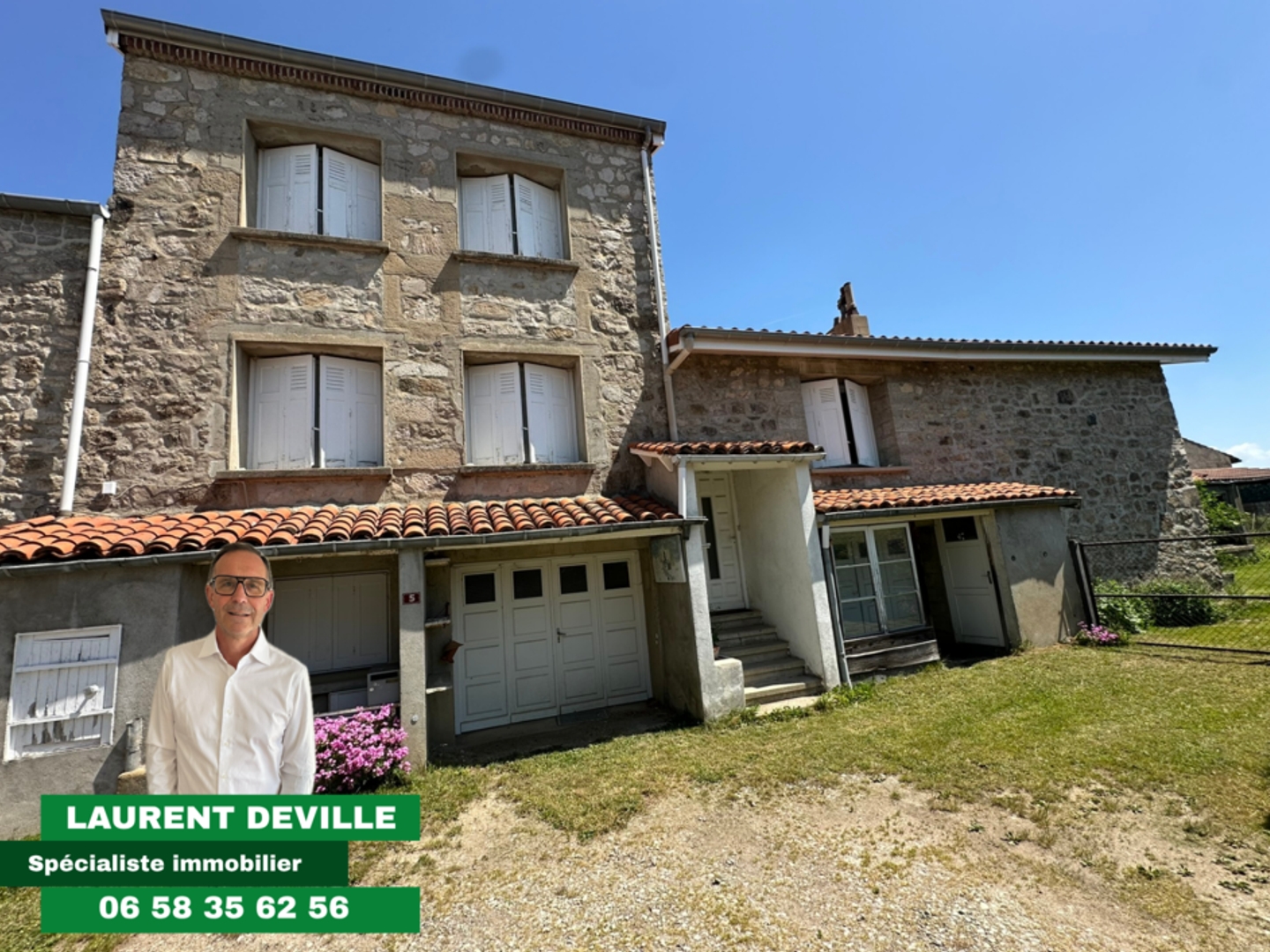 Maison à vendre - 8 pièces - 140m2 - Saint-Just-Malmont (43240)