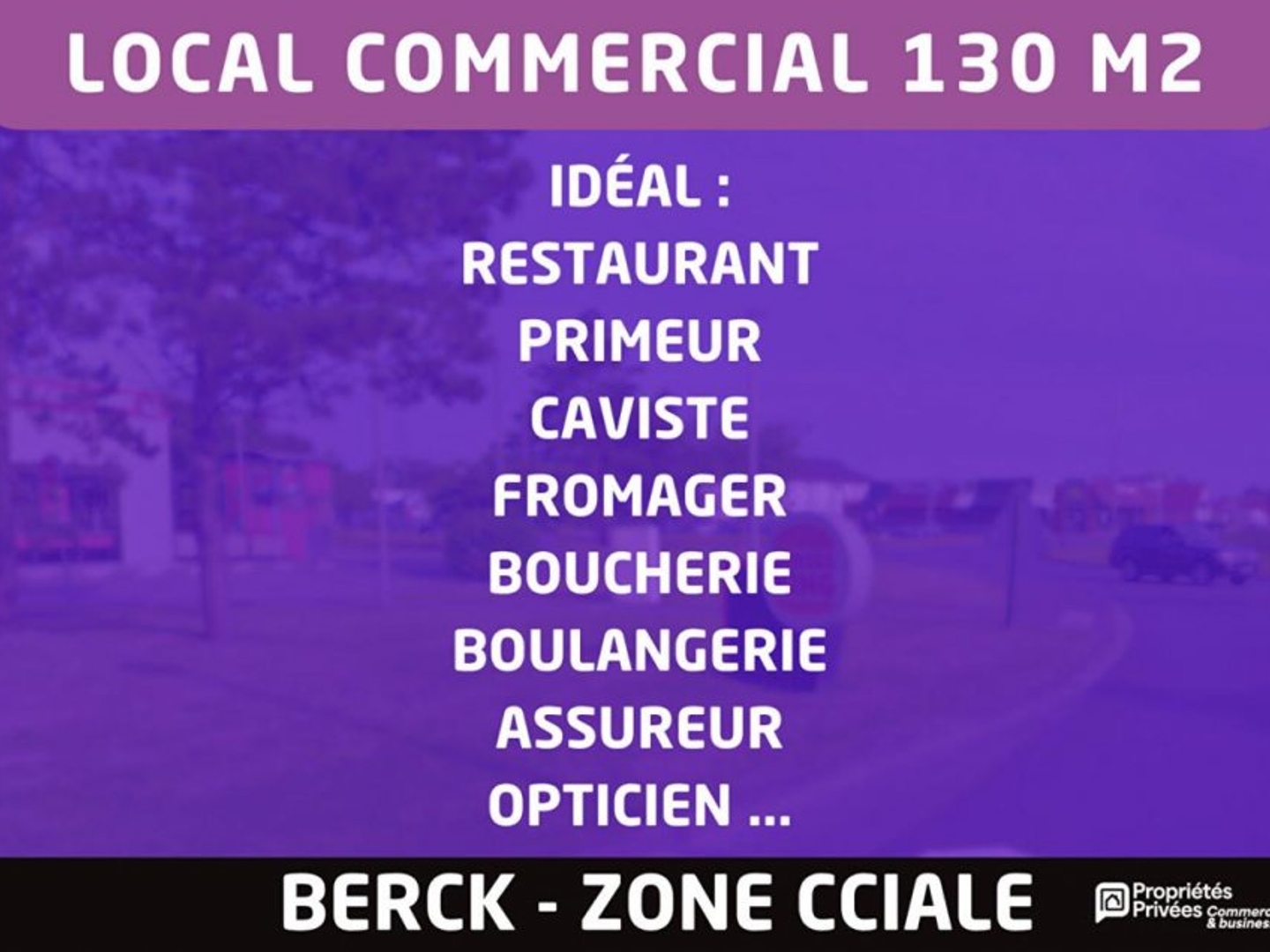 Commerce 1 pièce 130 m²