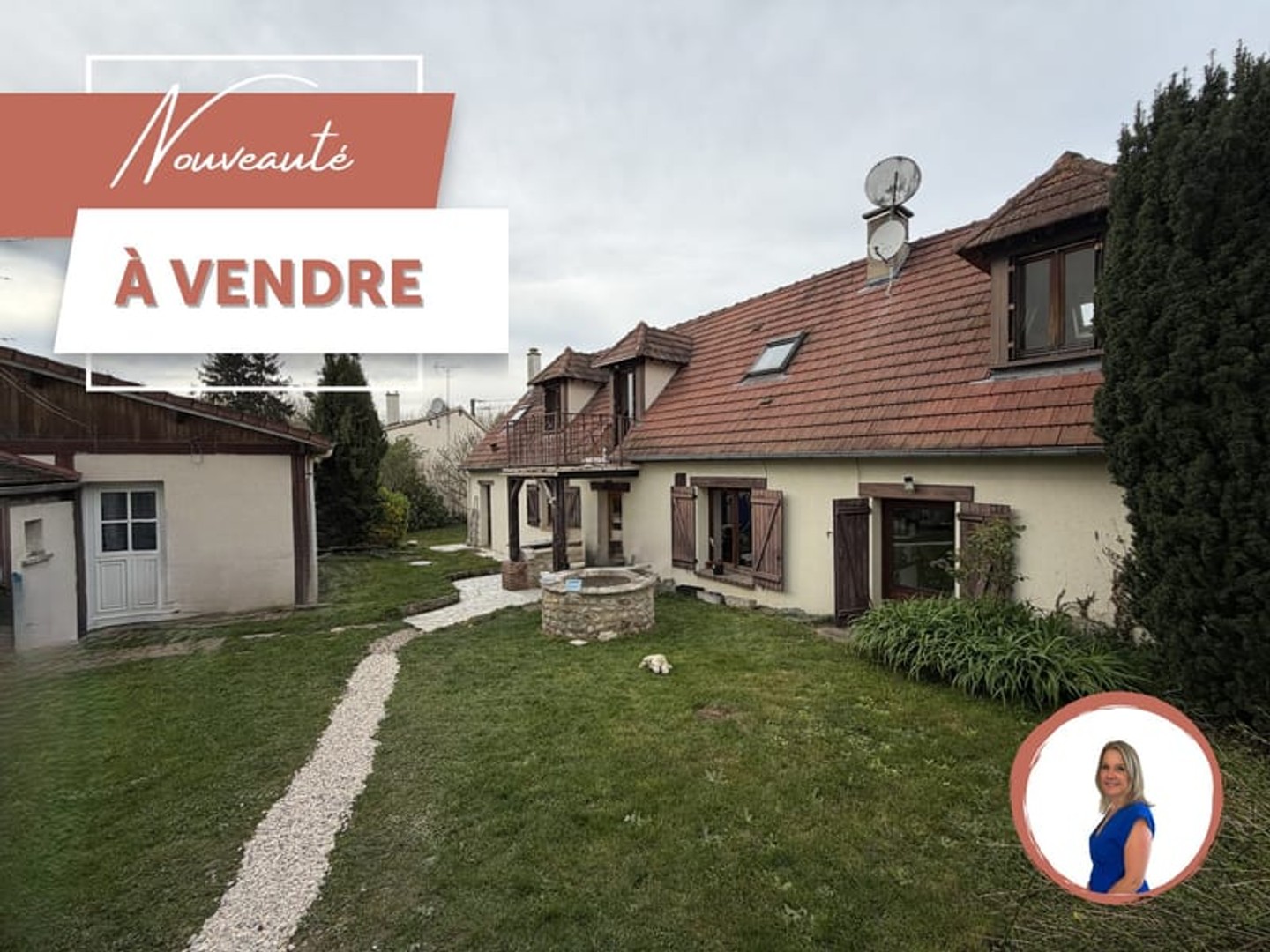 Maison 3 chambres et un studio à 3 mn de Anet
