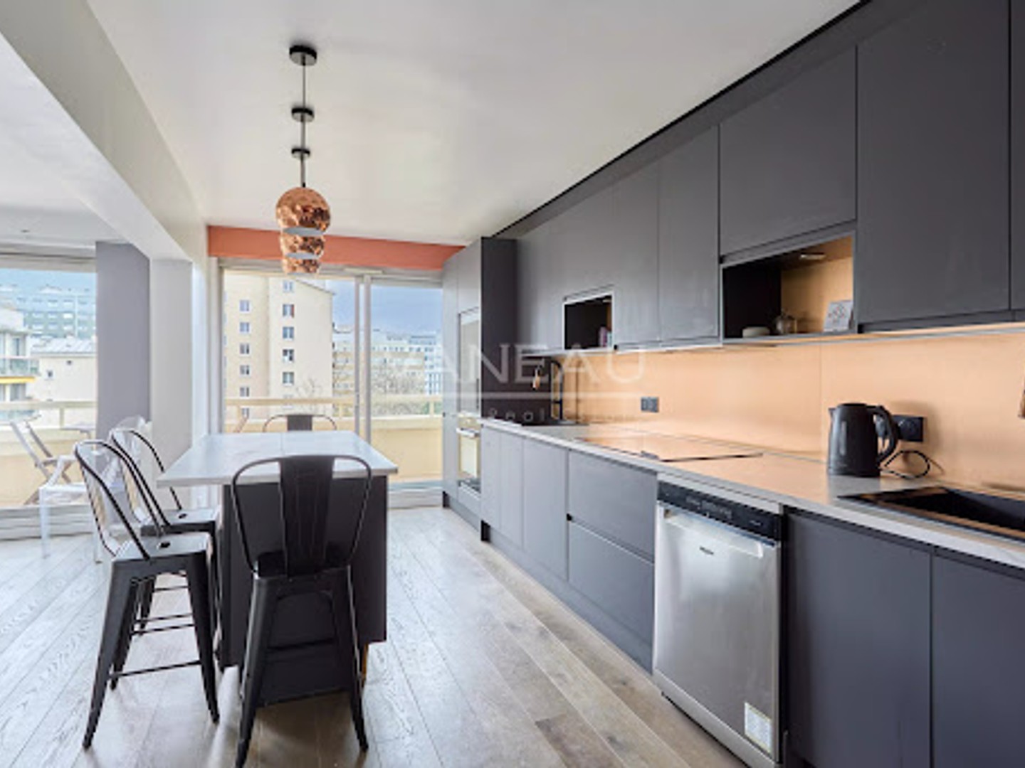 Appartement à vendre - 5 pièces - 107m2 - Boulogne-Billancourt (92100)
