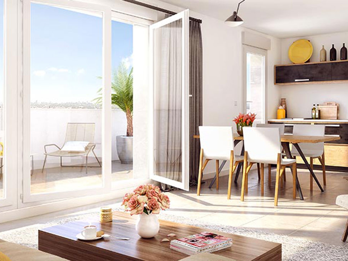 Annecy_ Avenue des Hirondelles _4P de 87.9m2 donnant sur deux balcons 13 et 12m2