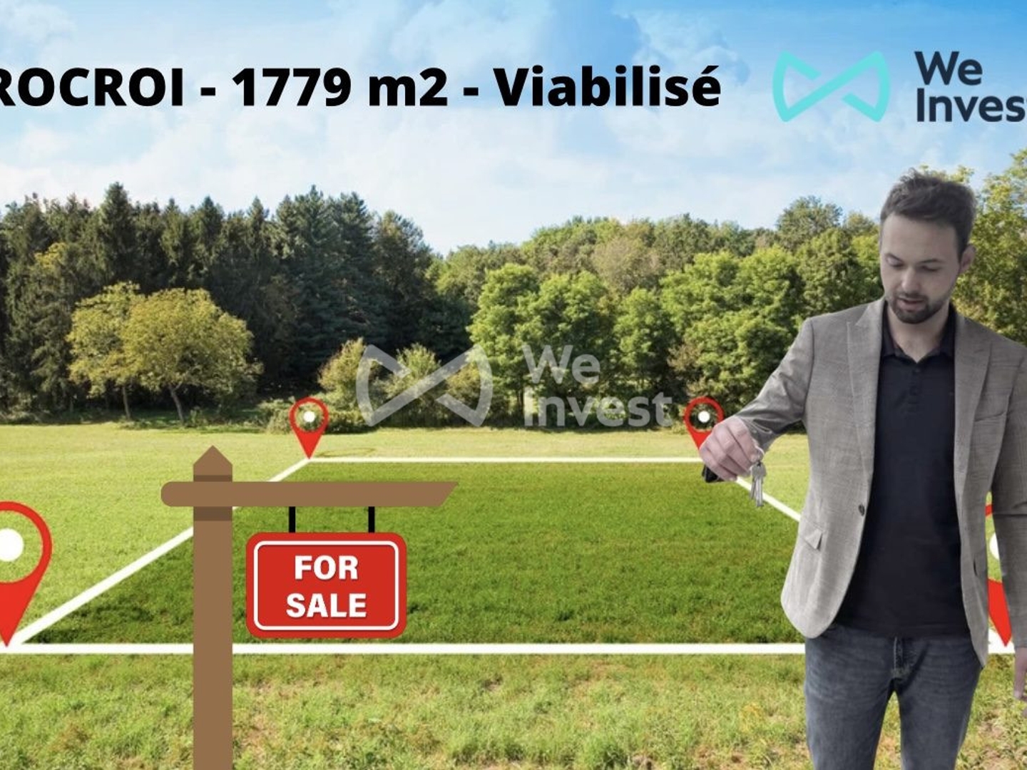 Terrain en individuel 1779 m²