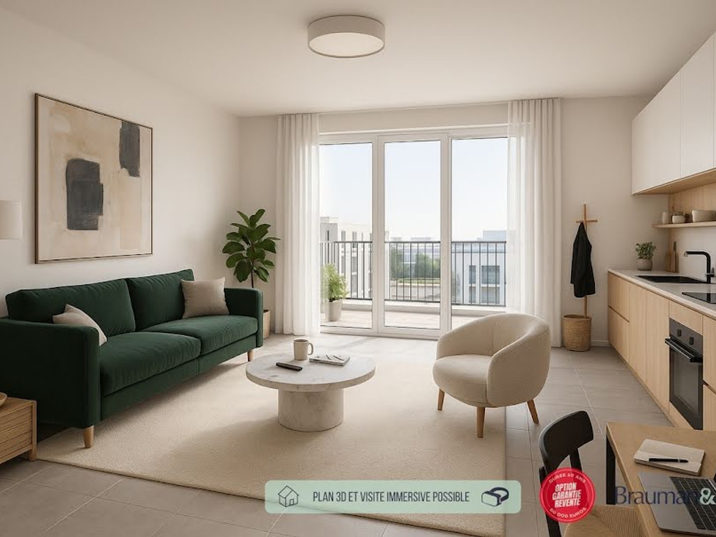 Appartement 4 pièces 83 m²