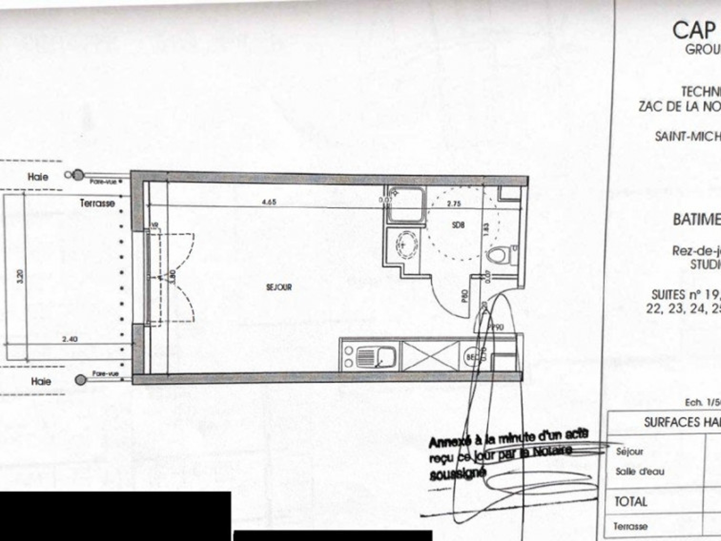 Appartement à vendre - 1 pièce - 27m2 - Saint-Michel-Sur-... (91240)