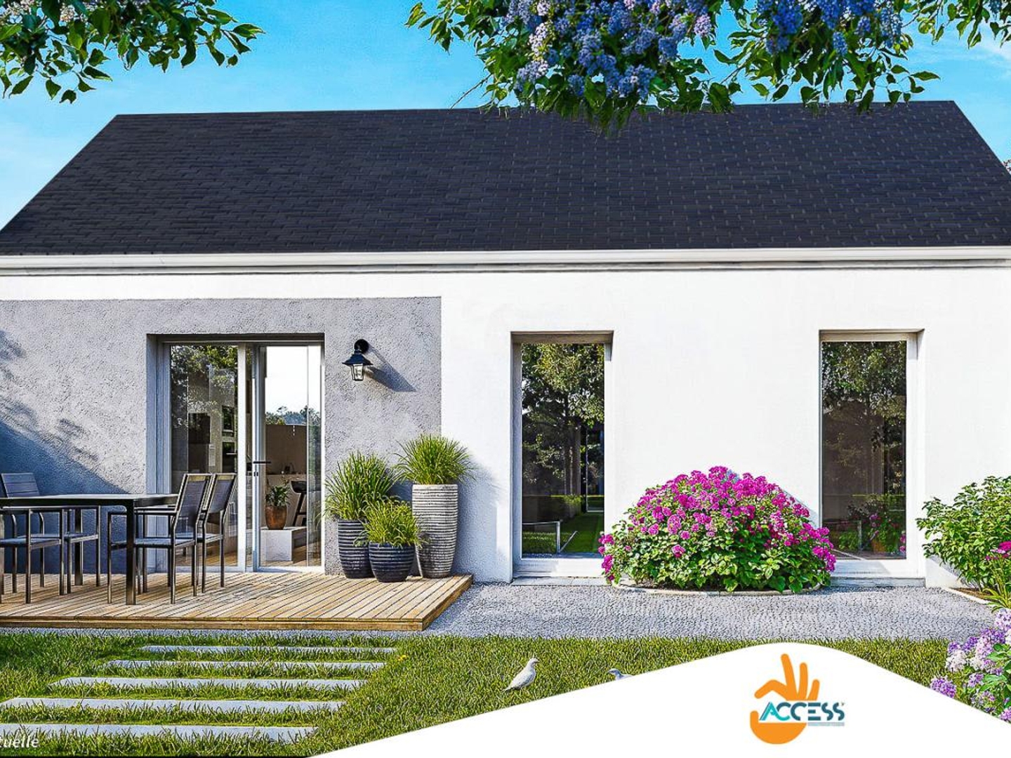 Terrain + maison 69 m²