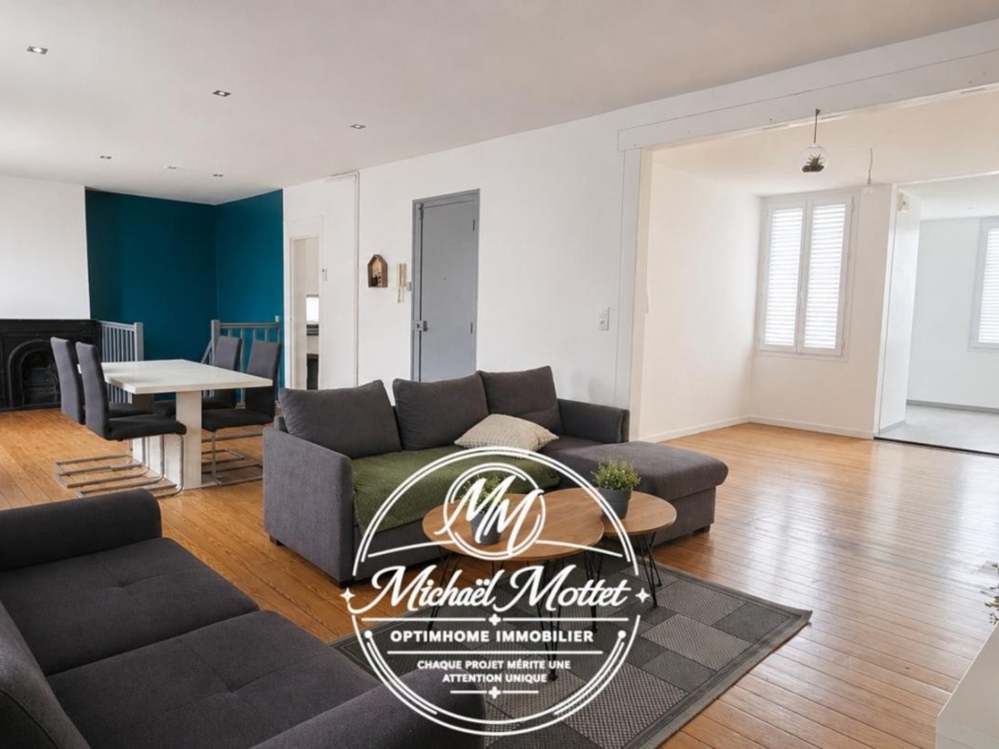 Duplex de caractère de 109 m²  Un esprit maison en plein coeur du Havre (76600)