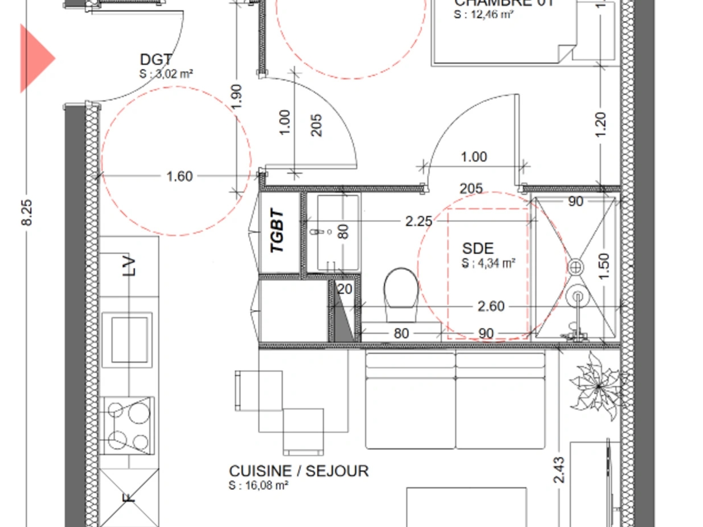 Appartement à vendre - 2 pièces - 38m2 - Oletta (20232)