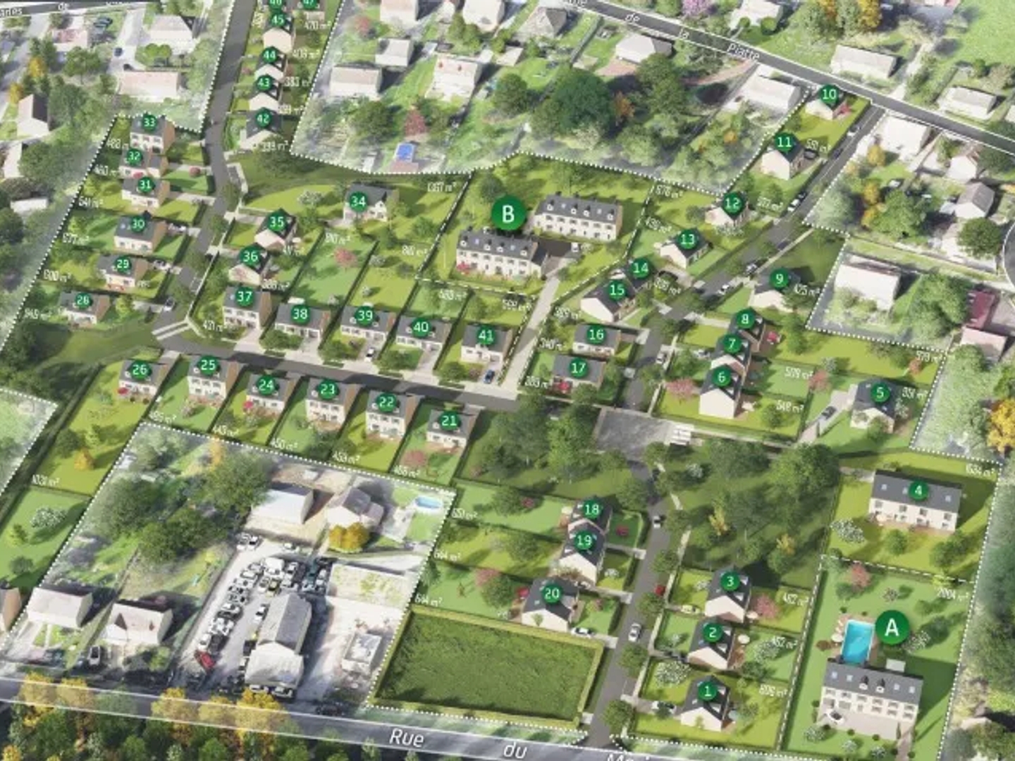 Terrain 979 m²