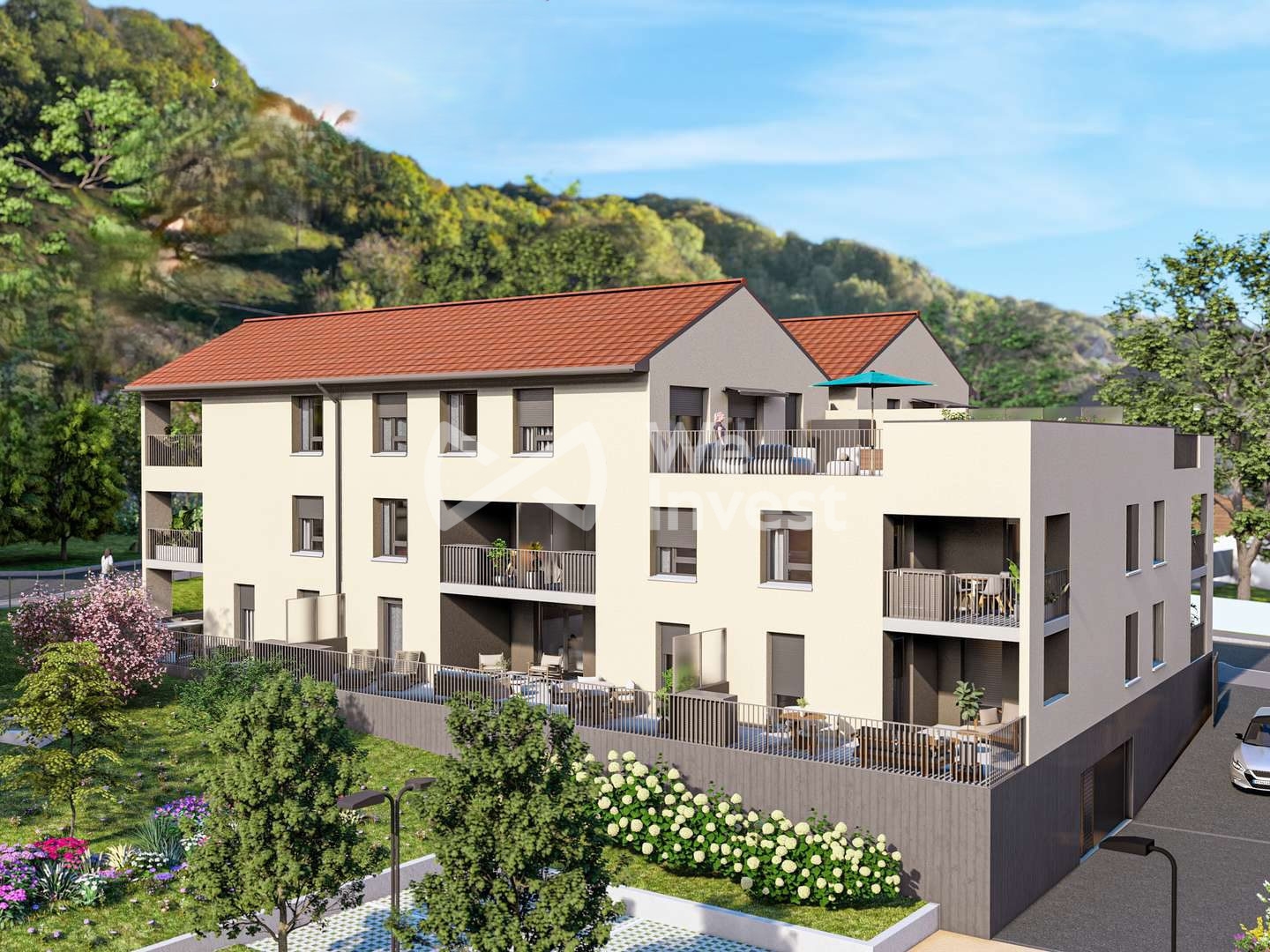 Appartement à vendre - 4 pièces - 98m2 - Val-De-Virieu (38730)