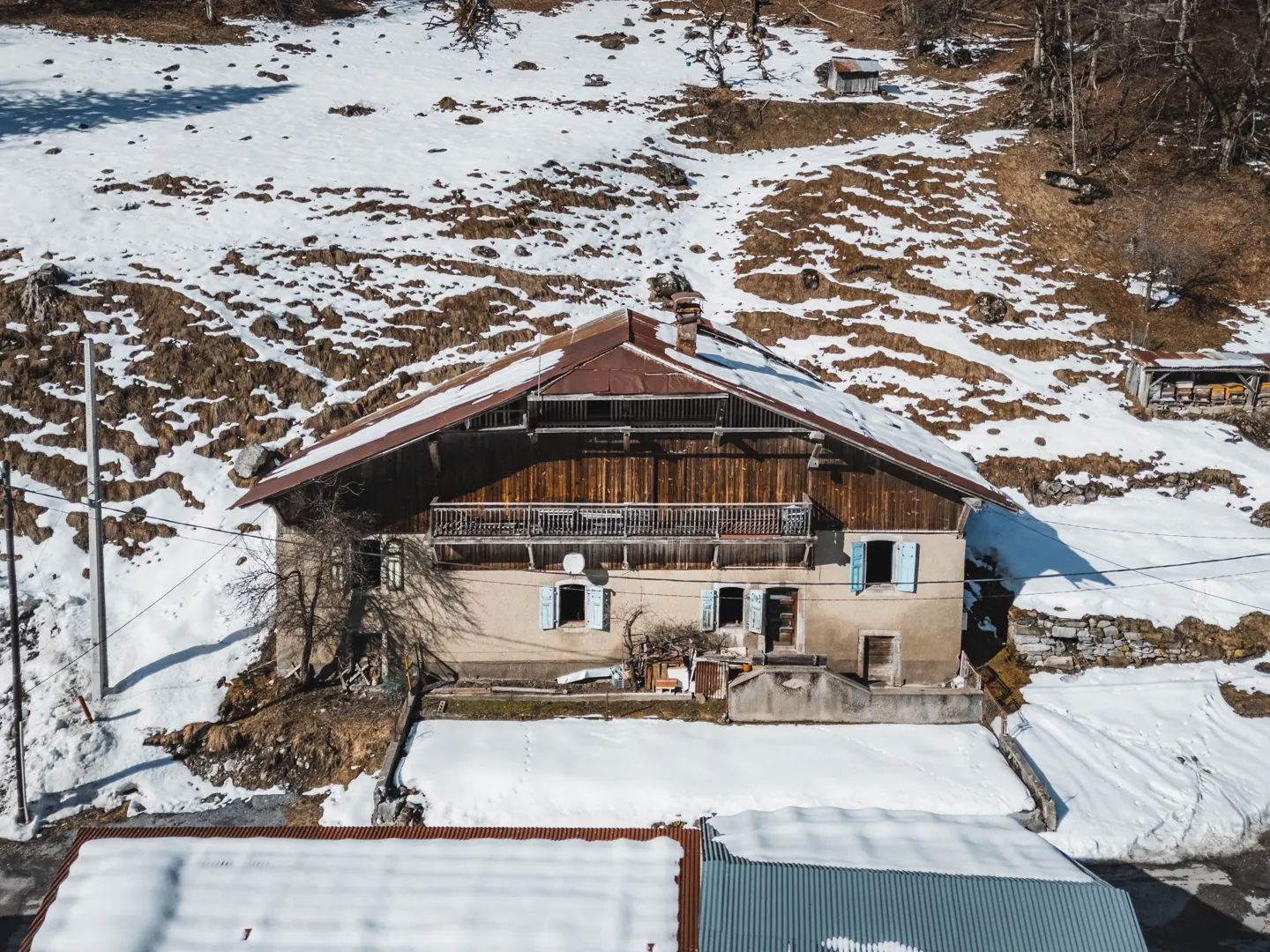 Jolie Ferme des Champs à rénover.