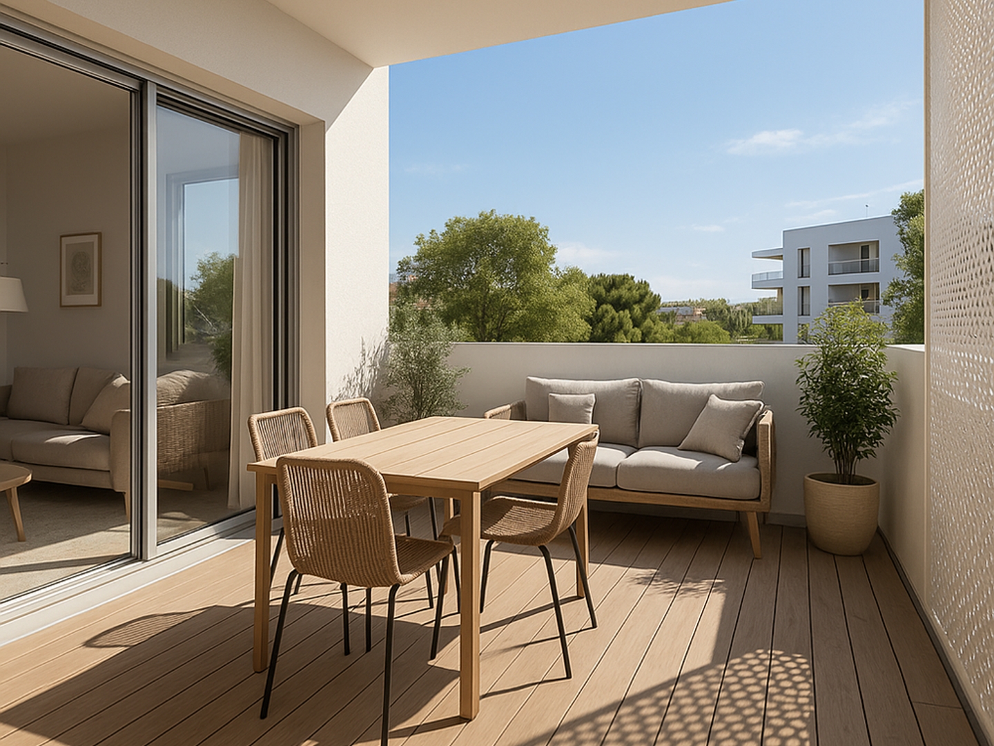 RARE T2 NEUF SUR CASTELNAU LE LEZ EN LIVRAISON RAPIDE