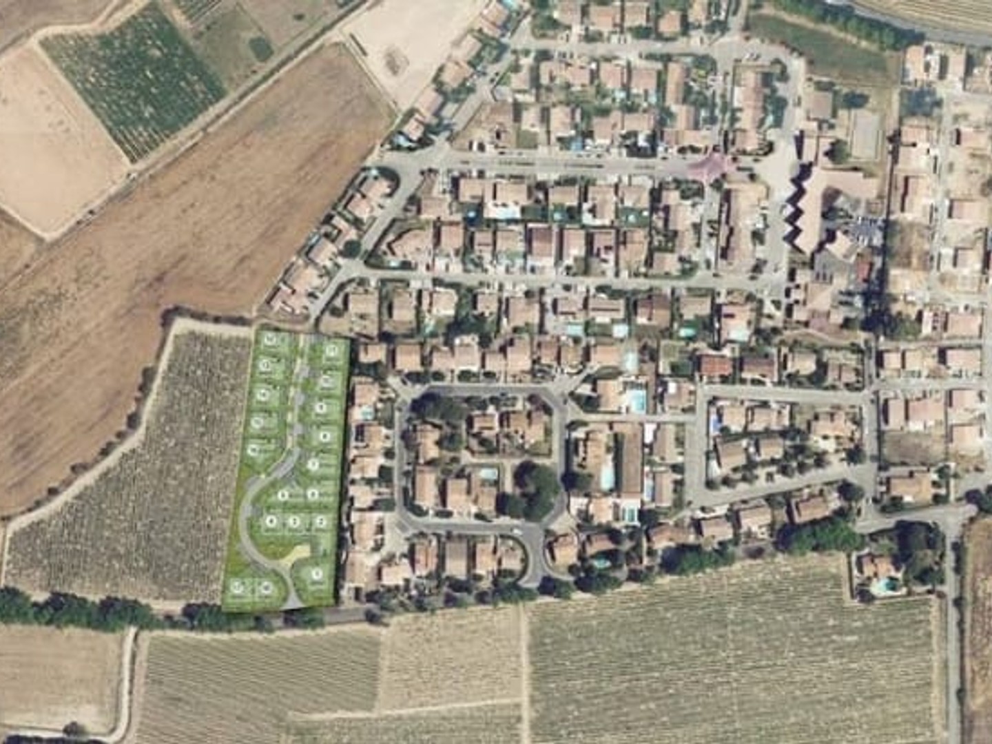 Terrain 400 m²