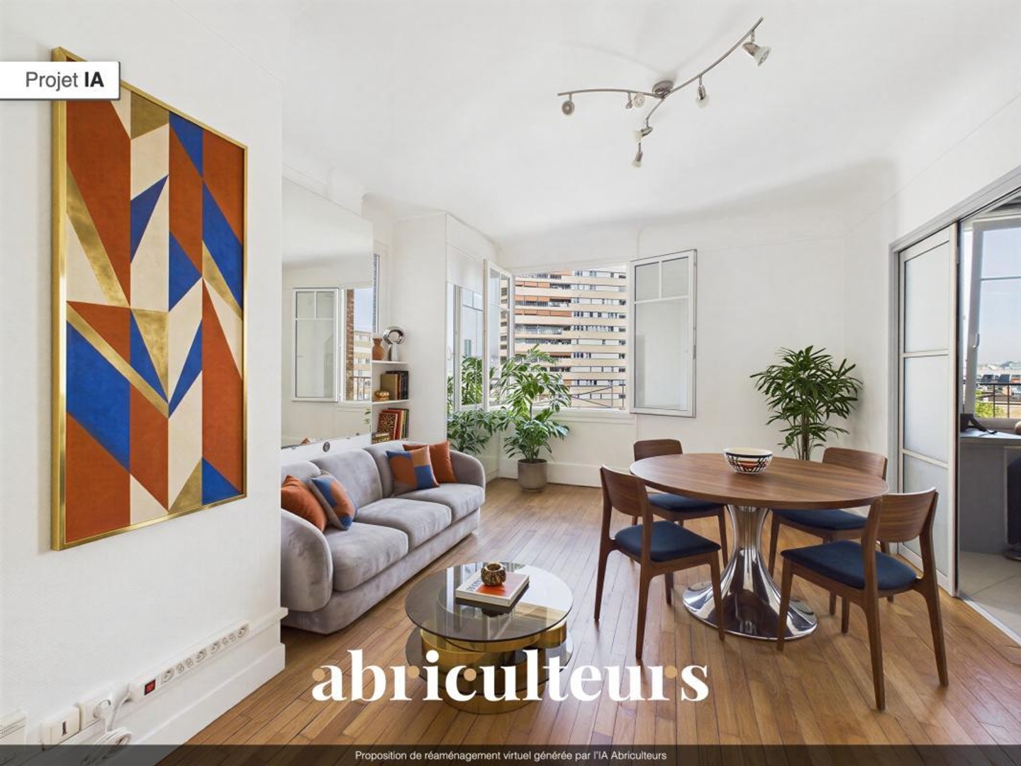 Vends appartement ancien - 59.64 m² - 3 pièces, 2 chambres - Paris