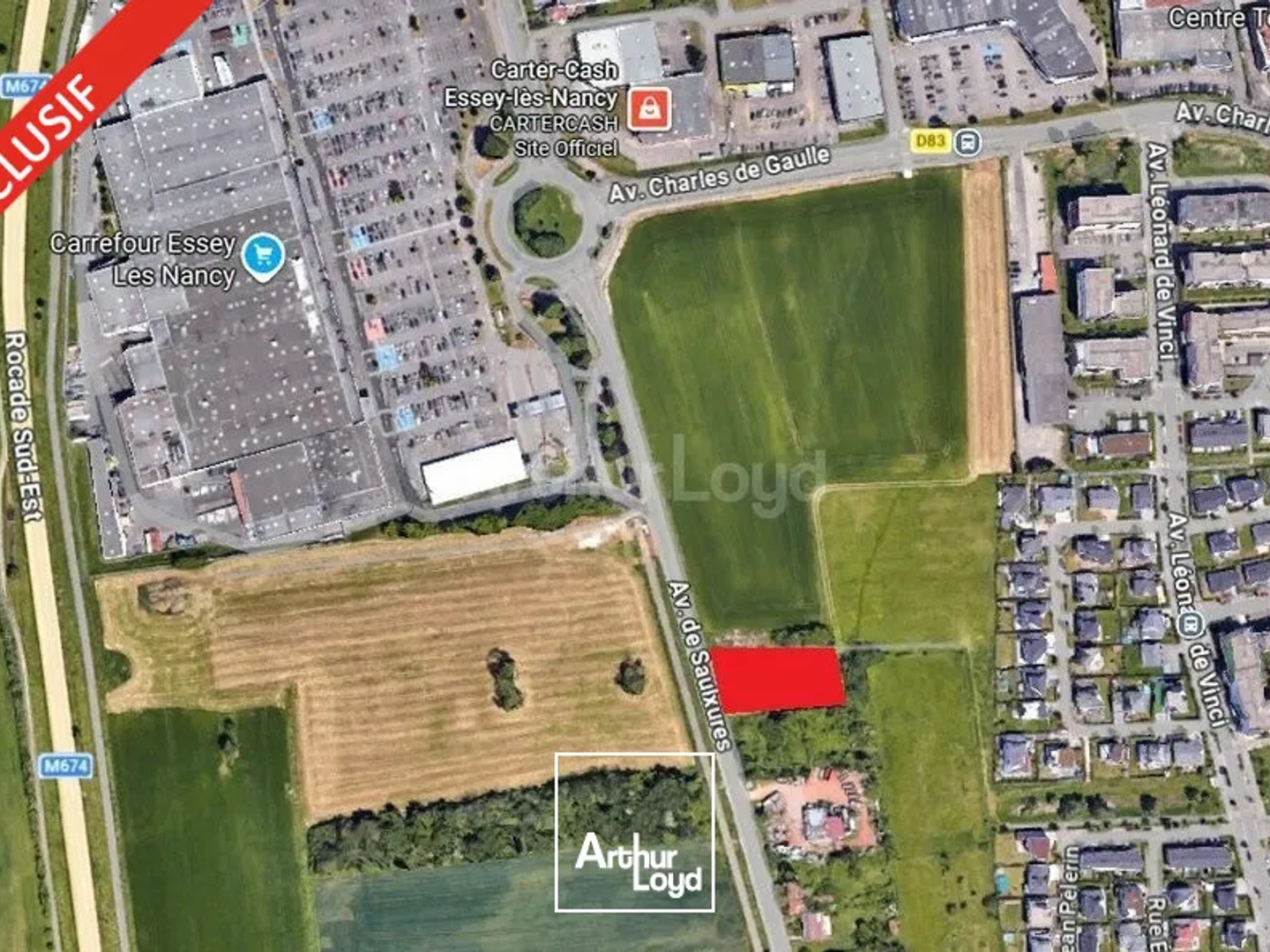 TERRAIN à VENDRE de 980 m²